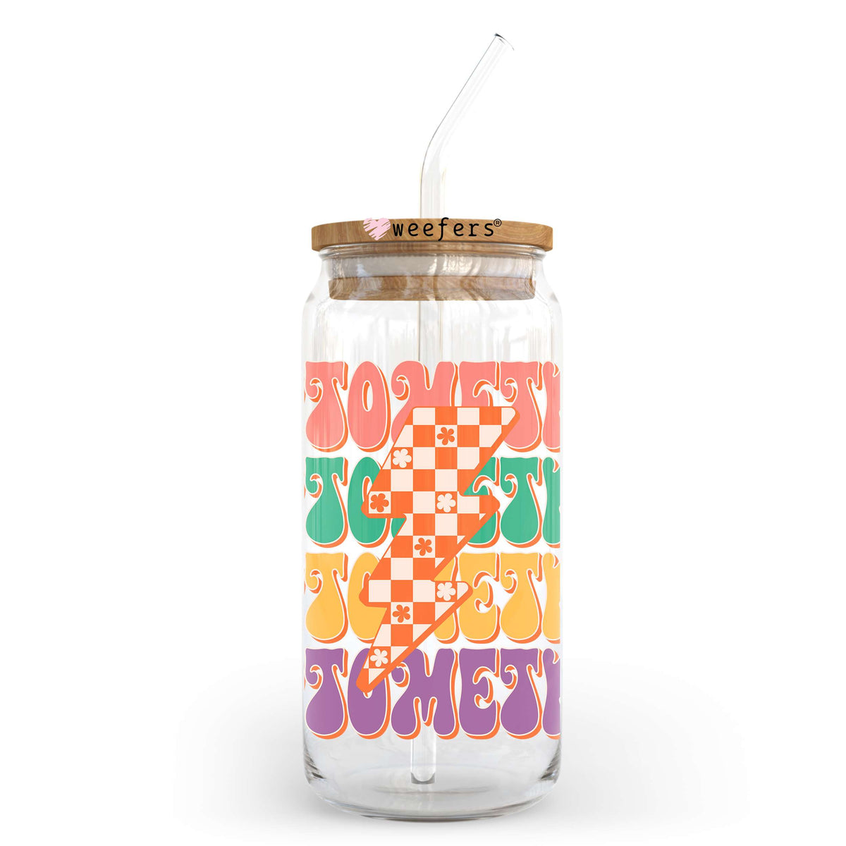 Retro Optometry 20oz Libbey Glass Can UV DTF or Sublimation Wrap - Decal Weefers