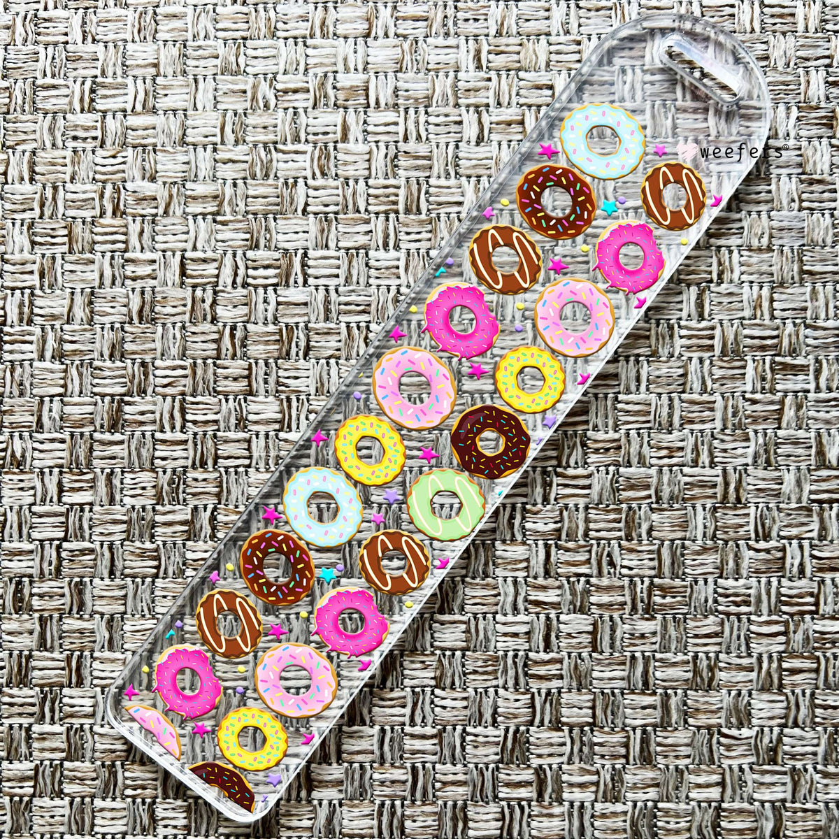 Doughnut Bookmark UV DTF Decal Weefers
