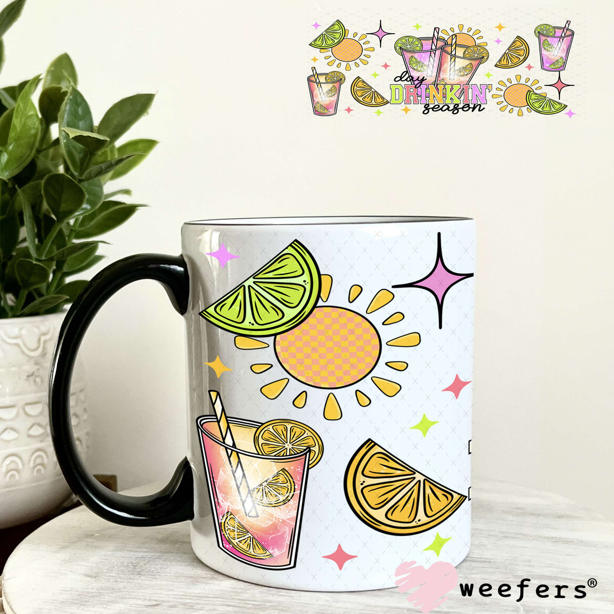 Chasing Sunshine UV DTF Cup Wrap 11oz Coffee Mug Weefers