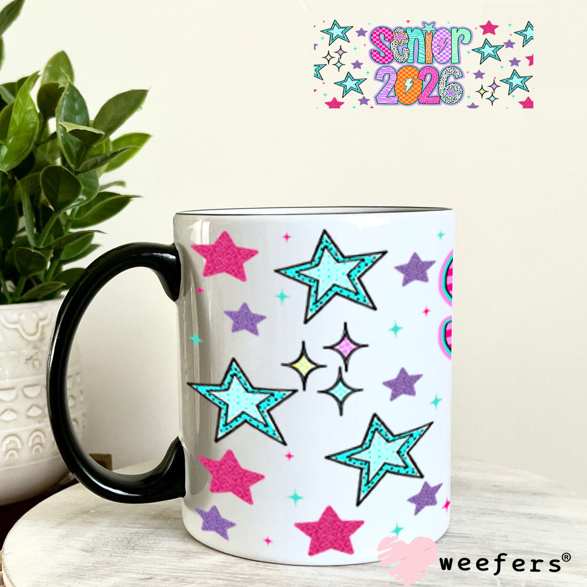 Senior 2026 UV DTF Cup Wrap - Weefers Exclusive 11oz Coffee Mug Cup Wrap Weefers