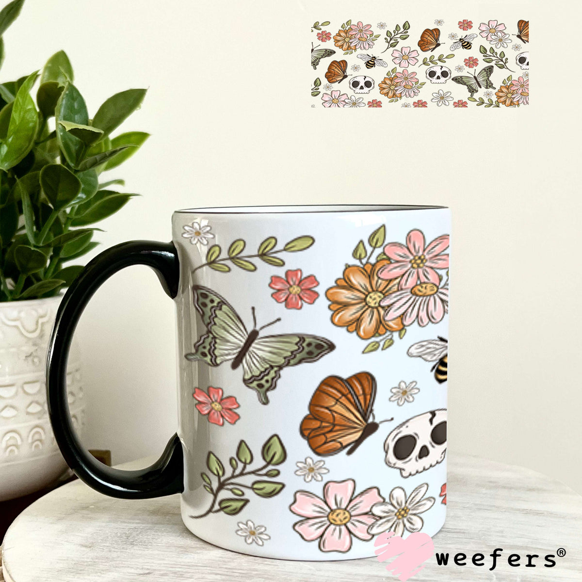 F-Caw- Sidekick UV DTF Cup Wrap - Weefers Exclusive 11oz Coffee Mug Cup Wrap Weefers
