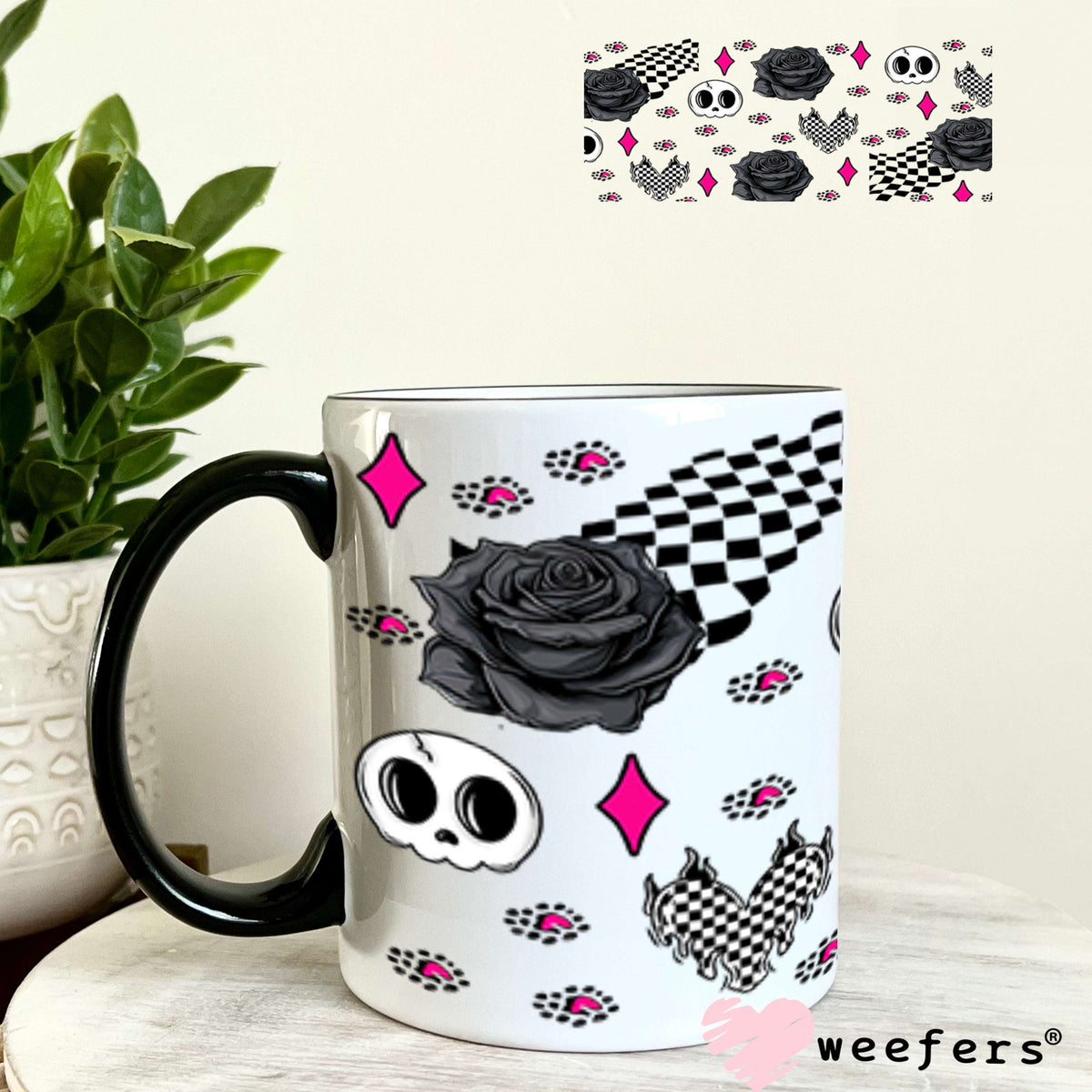 If I Ever Get Rabies You're on my Bite List Sidekick UV DTF Cup Wrap - Weefers® Exclusive 11oz Coffee Mug Cup Wrap Weefers