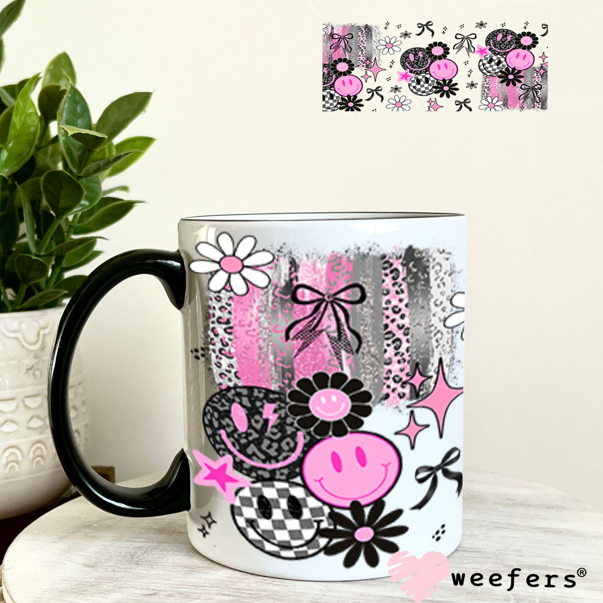 You're Only as Cool as You Treat People Sidekick UV DTF Cup Wrap - Weefers Exclusive 11oz Coffee Mug Cup Wrap Weefers
