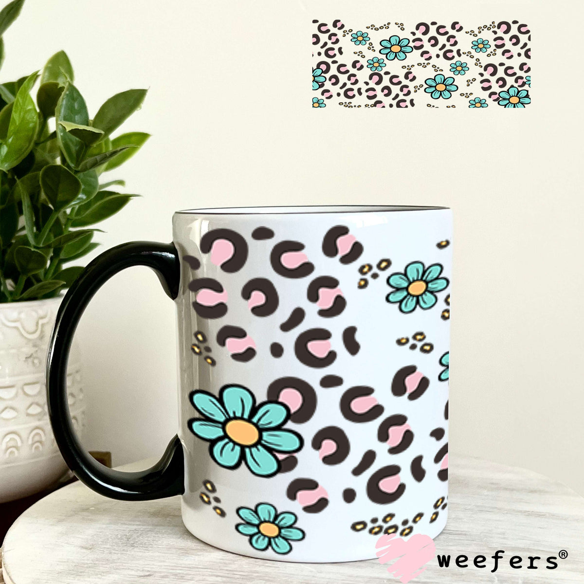 Put on Some Old Time Rock N Roll UV DTF Sidekick Cup Wrap - Weefers Exclusive 11oz Coffee Mug Cup Wrap Weefers