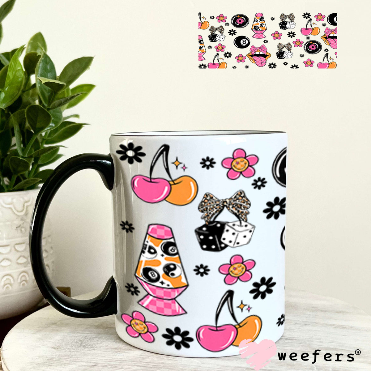 UV DTF Cup Wrap – Sorry for What My Face Said Sidekick - Weefers® Exclusive 11oz Coffee Mug Cup Wrap Weefers