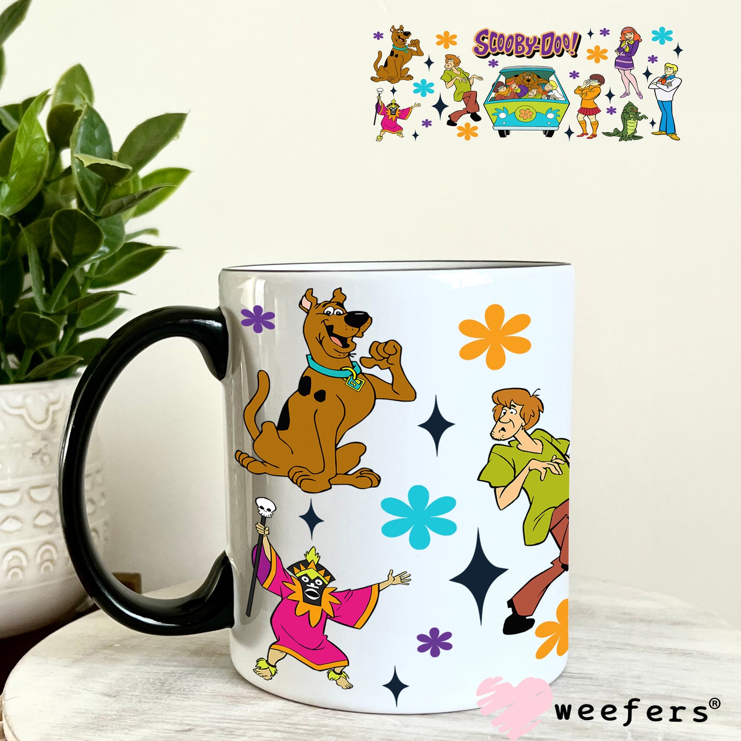 UV DTF Cup Wrap – Dooby 11oz Coffee Mug Weefers