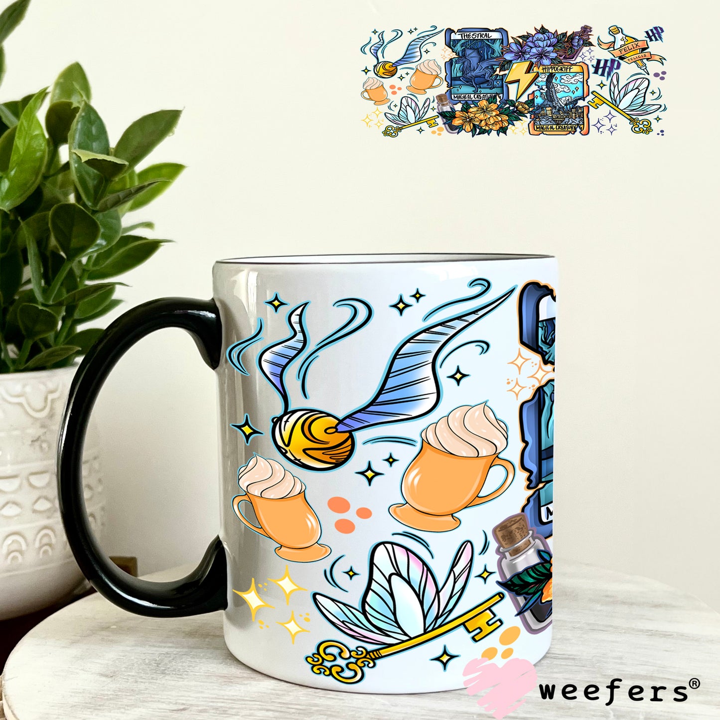 UV DTF Cup Wrap – HP Ver 2 11oz Coffee Mug Weefers