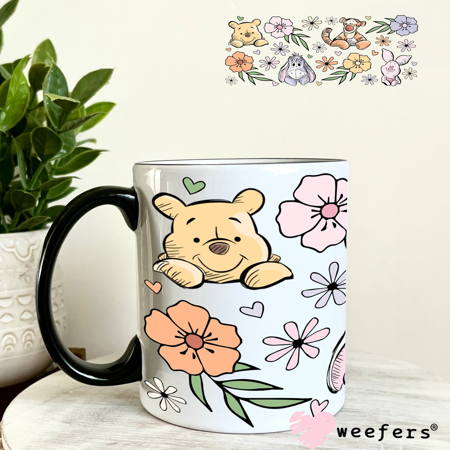 UV DTF Cup Wrap – Pooh Ver 1 11oz Coffee Mug Weefers