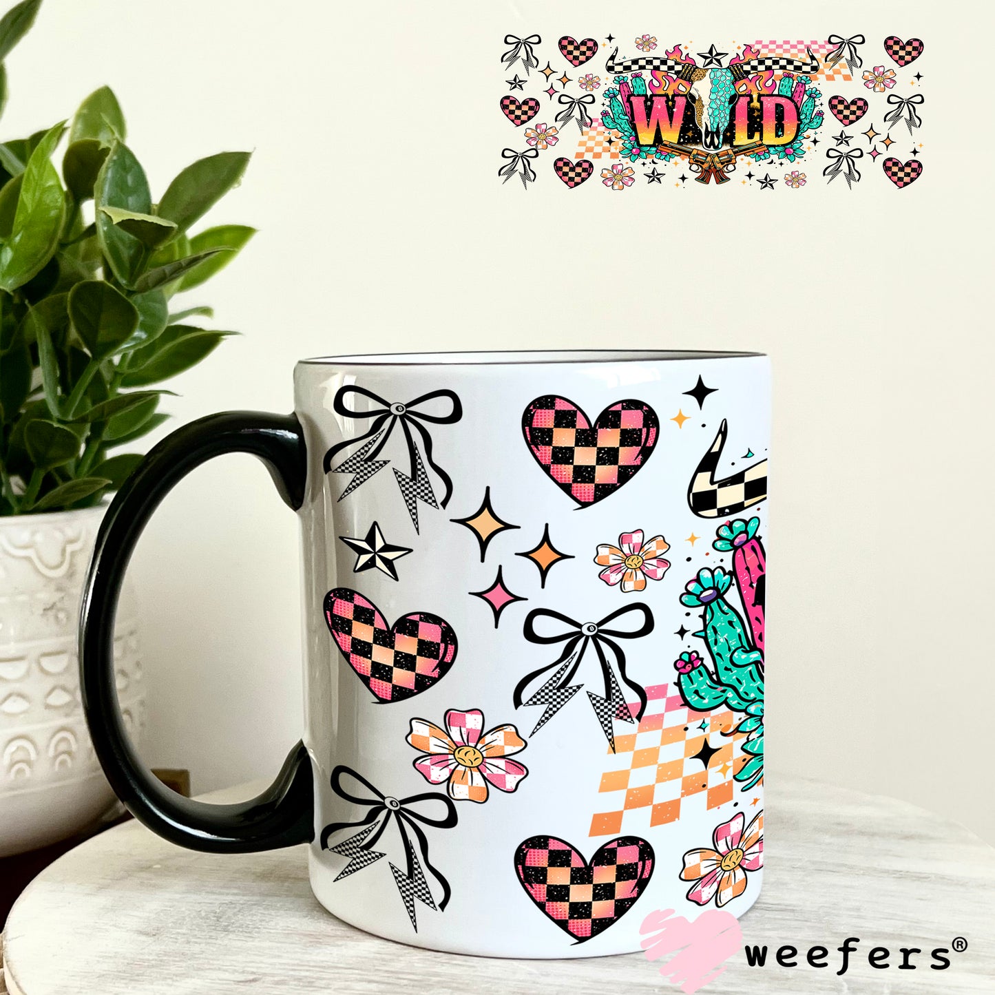 UV DTF Cup Wrap – Wild - Weefers Exclusive 11oz Coffee Mug Weefers