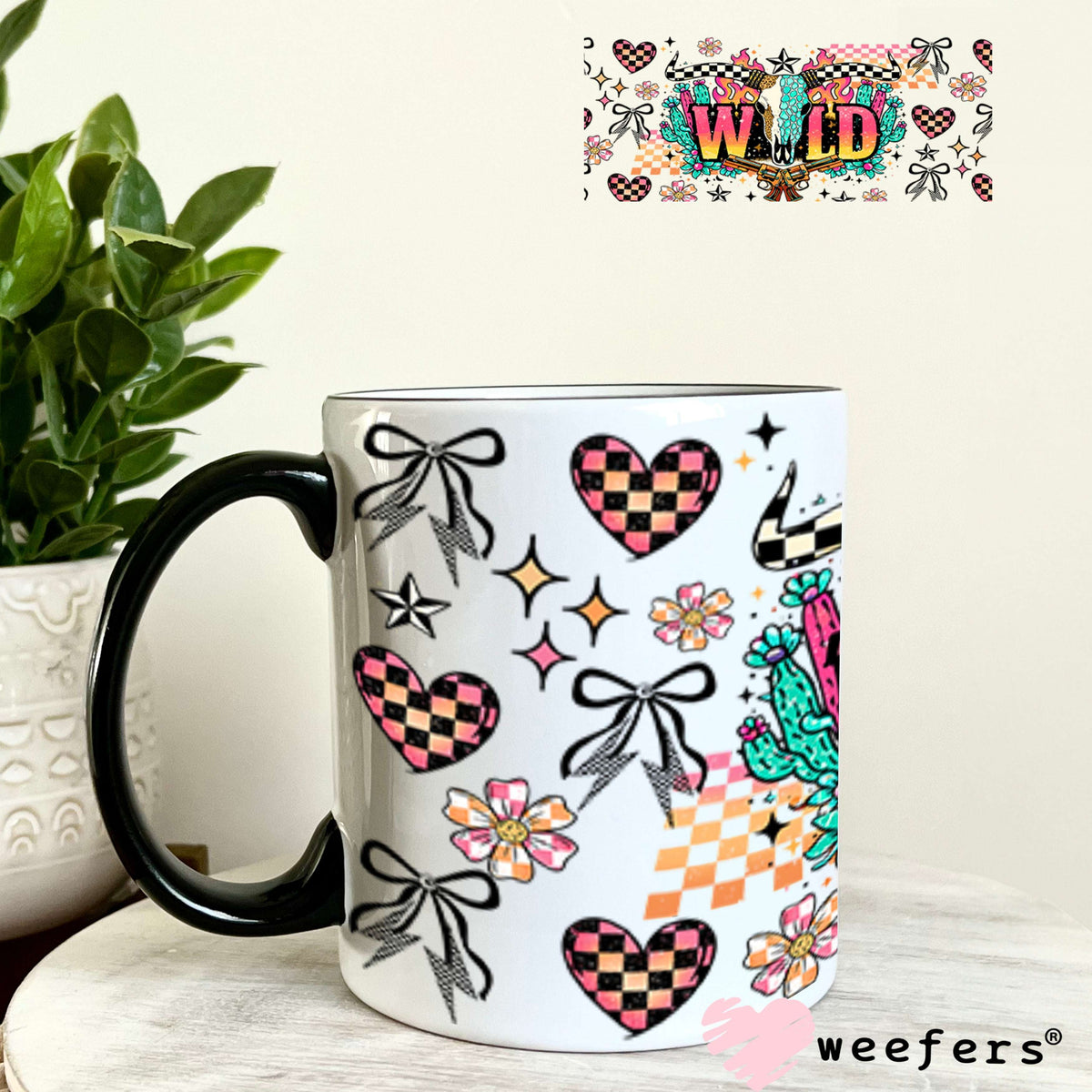 UV DTF Cup Wrap – Wild - Weefers Exclusive 11oz Coffee Mug Cup Wrap Weefers