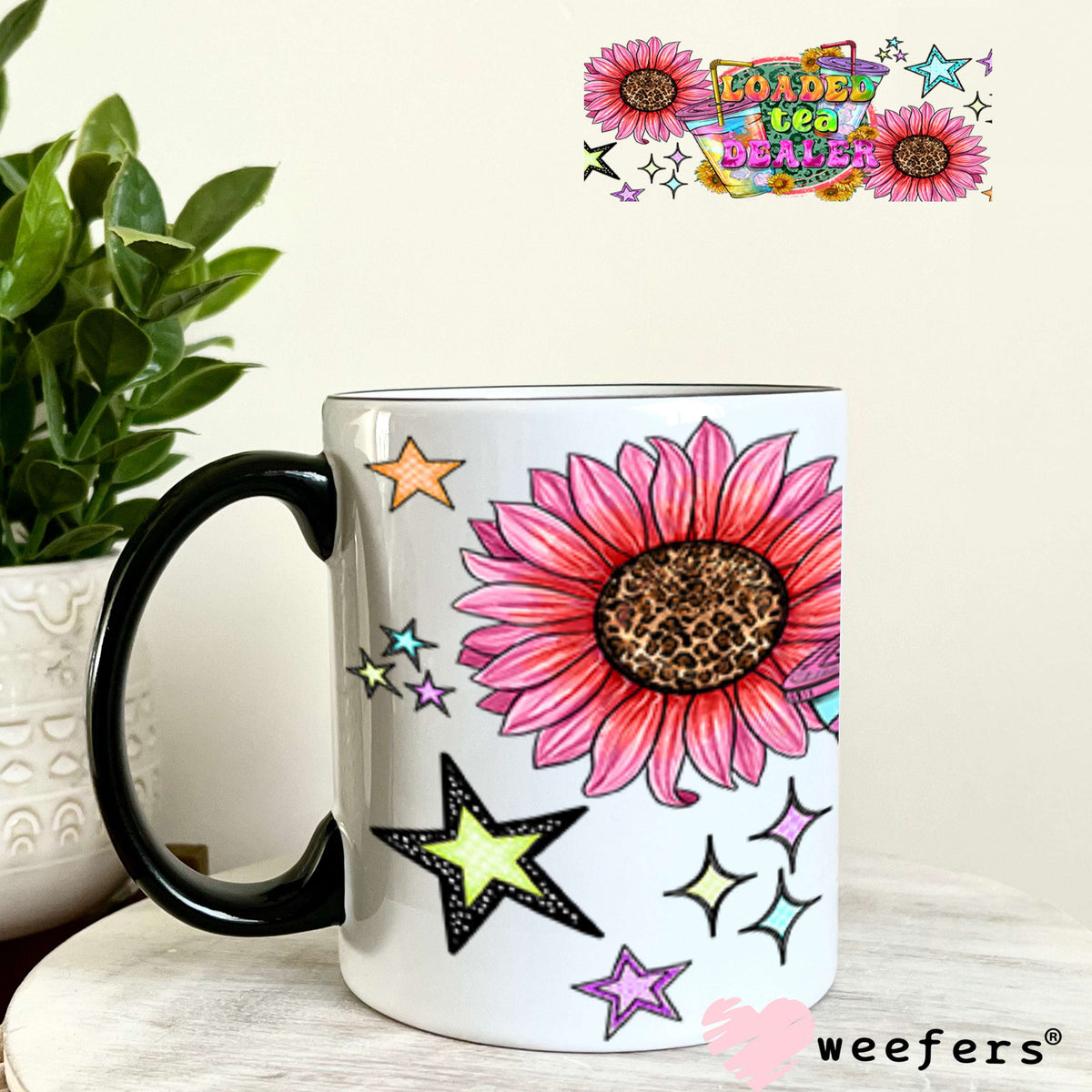 UV DTF Cup Wrap – Loaded Tea Dealer - Weefers® Exclusive 11oz Coffee Mug Cup Wrap Weefers