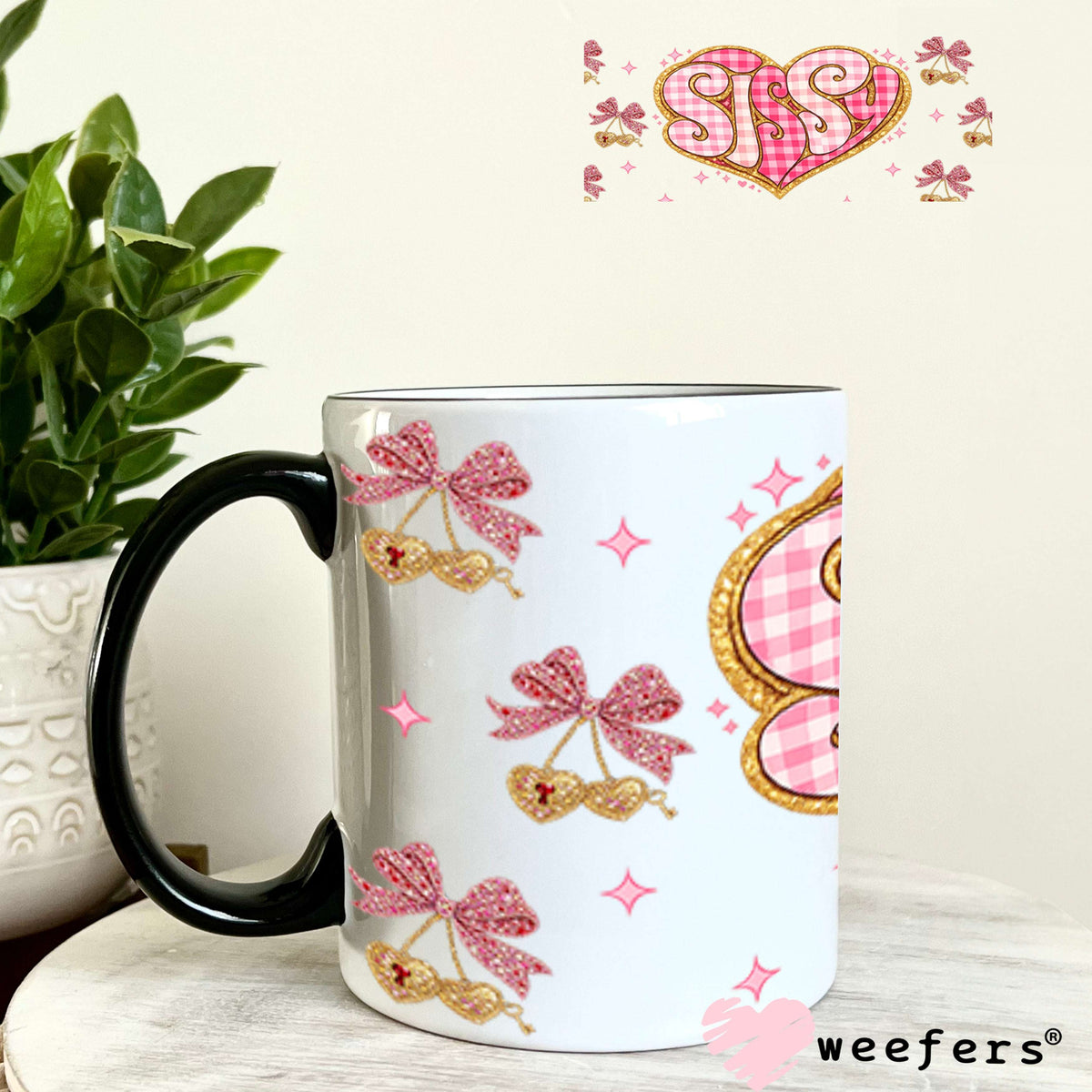 UV DTF Cup Wrap – Sissy - Weefers Exclusive 11oz Coffee Mug Cup Wrap Weefers