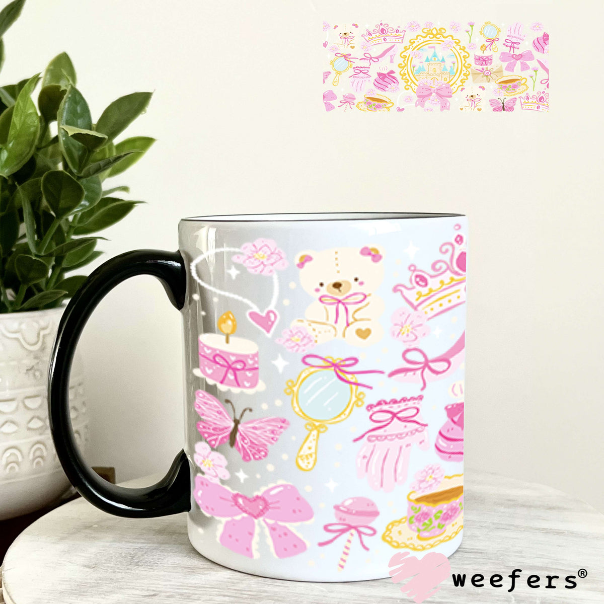 UV DTF Cup Wrap – Princess Favorite Things 11oz Coffee Mug Weefers