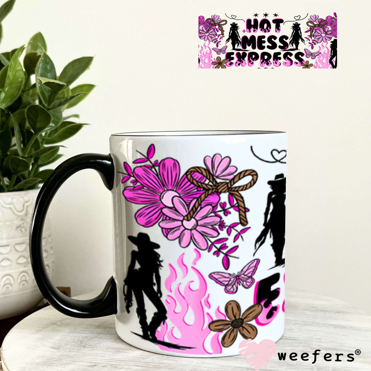 UV DTF Cup Wrap – Hot Mess Express 11oz Coffee Mug Weefers