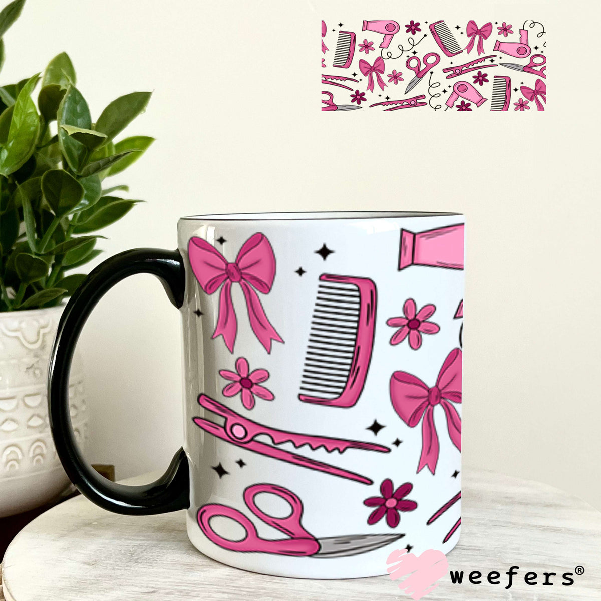 UV DTF Cup Wraps - Hair Stylist Tools 11oz Coffee Mug Weefers