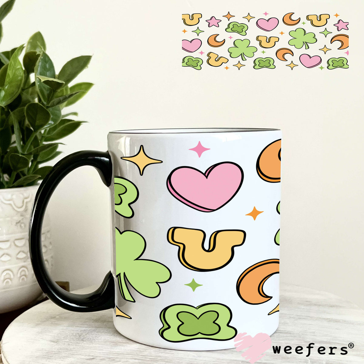 Lucky Charms UV DTF Cup Wrap 11oz Coffee Mug Weefers