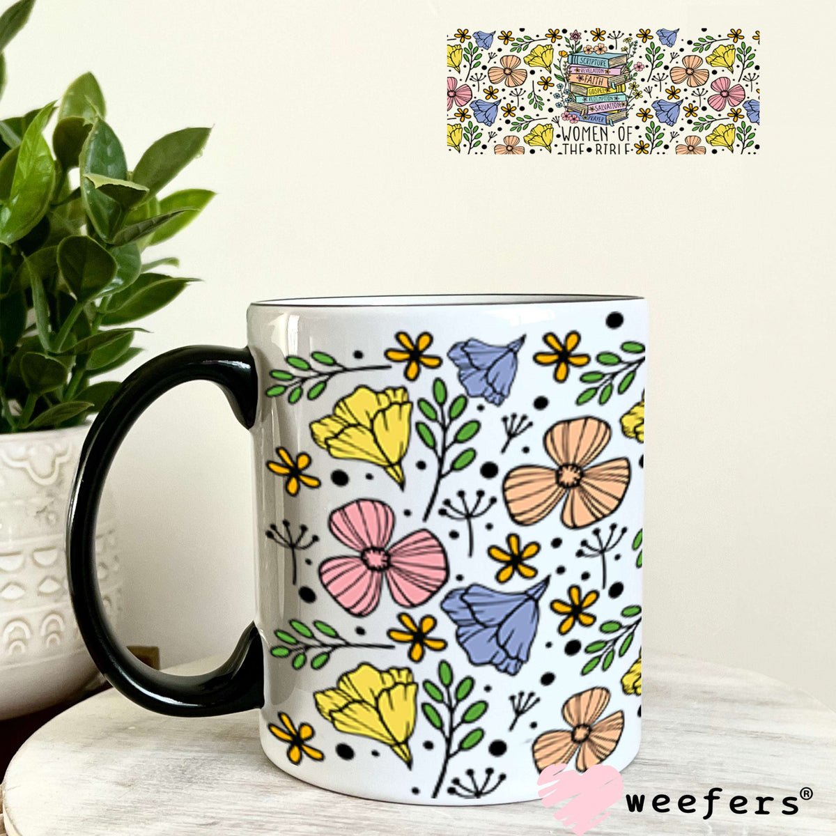 UV DTF Cup Wraps - Women of the Bible 11oz Coffee Mug Weefers