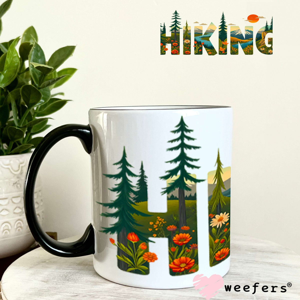 UV DTF Cup Wraps - Hiking 11oz Coffee Mug Weefers