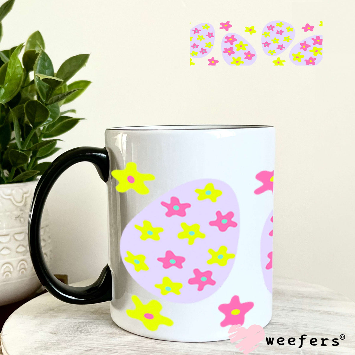 UV DTF Cup Wraps - Easter Eggs 11oz Coffee Mug Weefers