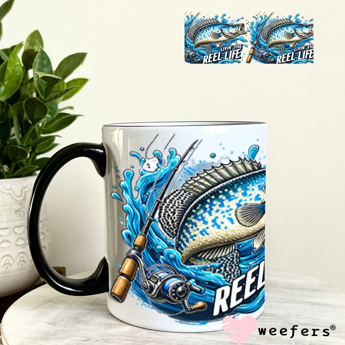 UV DTF Cup Wraps - Reel Life 11oz Coffee Mug Weefers