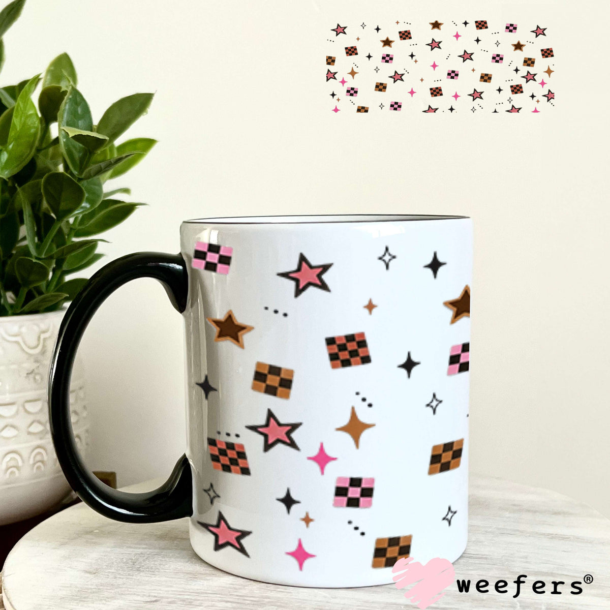 UV DTF Cup Wraps - Hair Sylist Elements - Weefers® Exclusive 11oz Coffee Mug Weefers