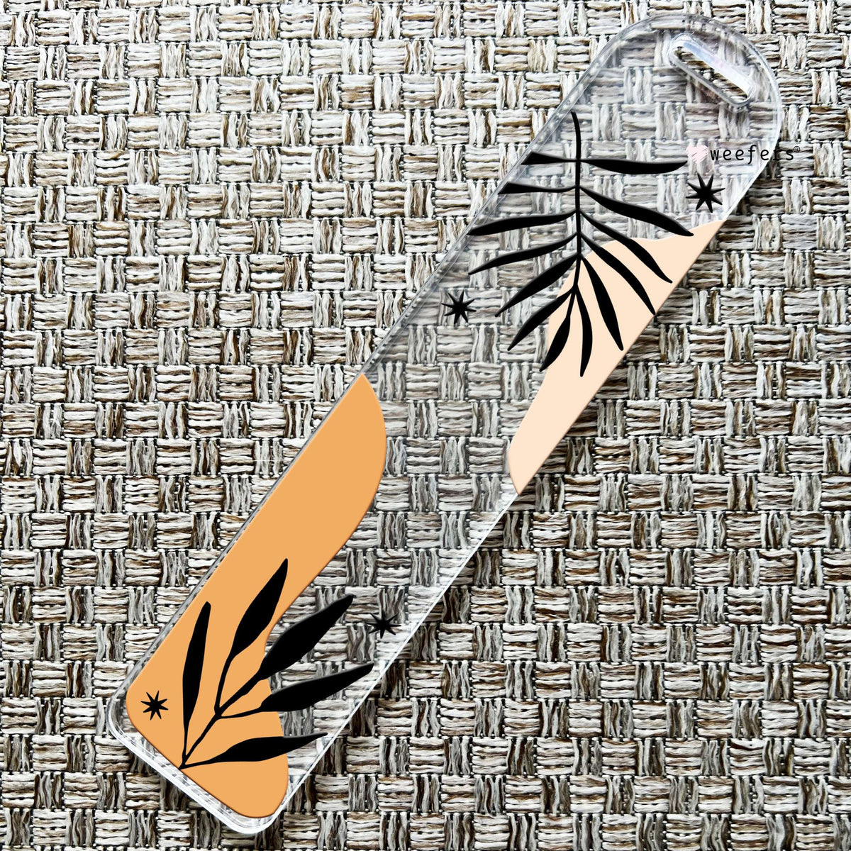 Island Leaves Bookmark UV DTF Decal Weefers