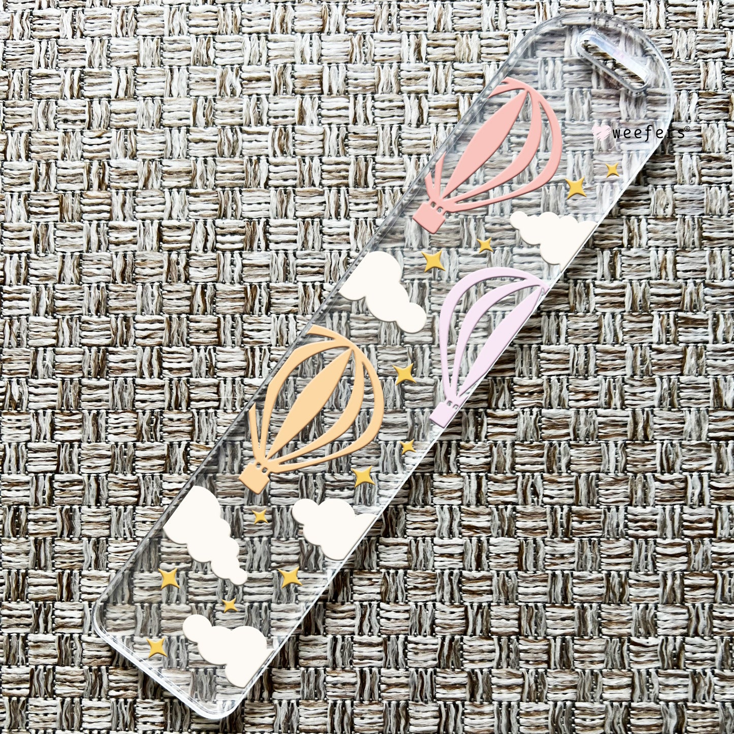 Hot Air Balloons Bookmark UV DTF Decal Weefers