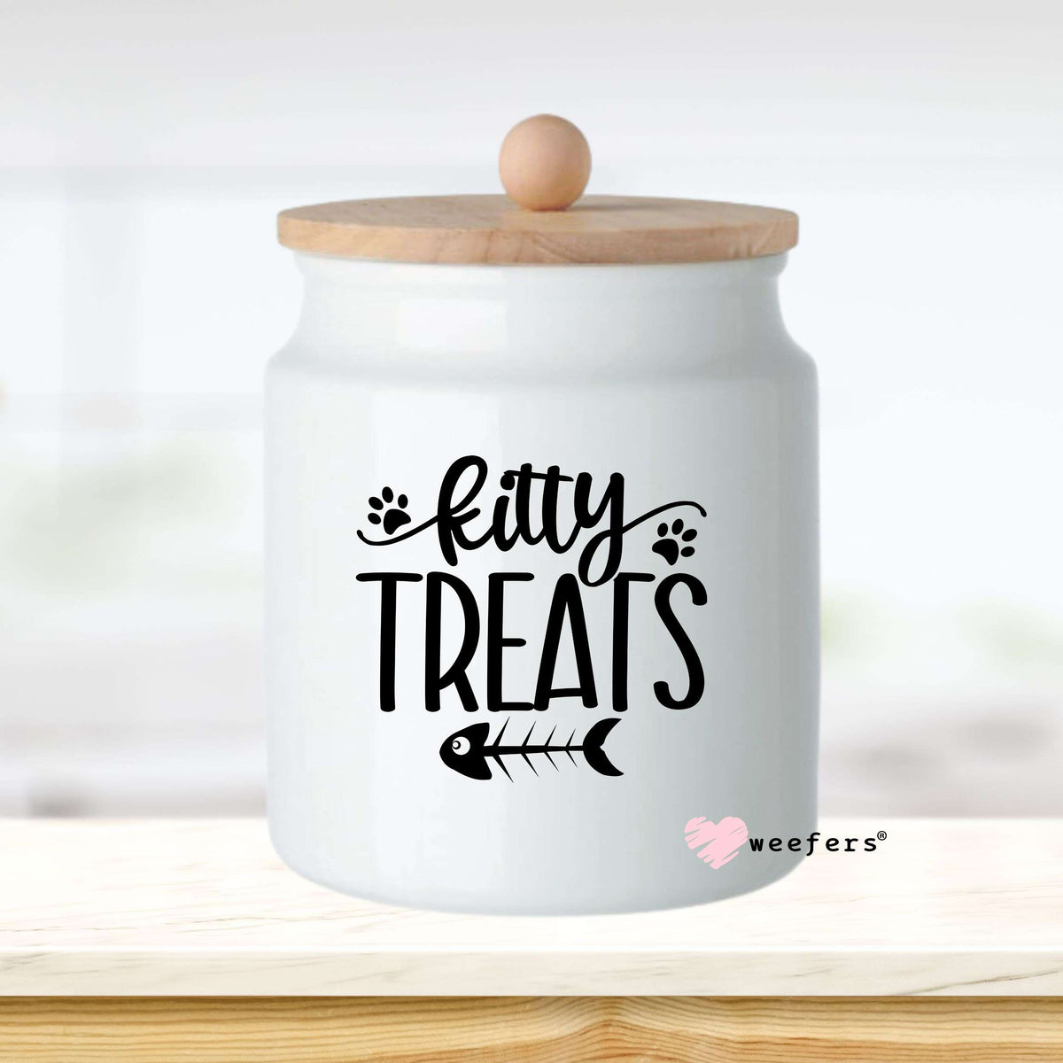 Kitty Treats UV DTF Decal Transfer Weefers