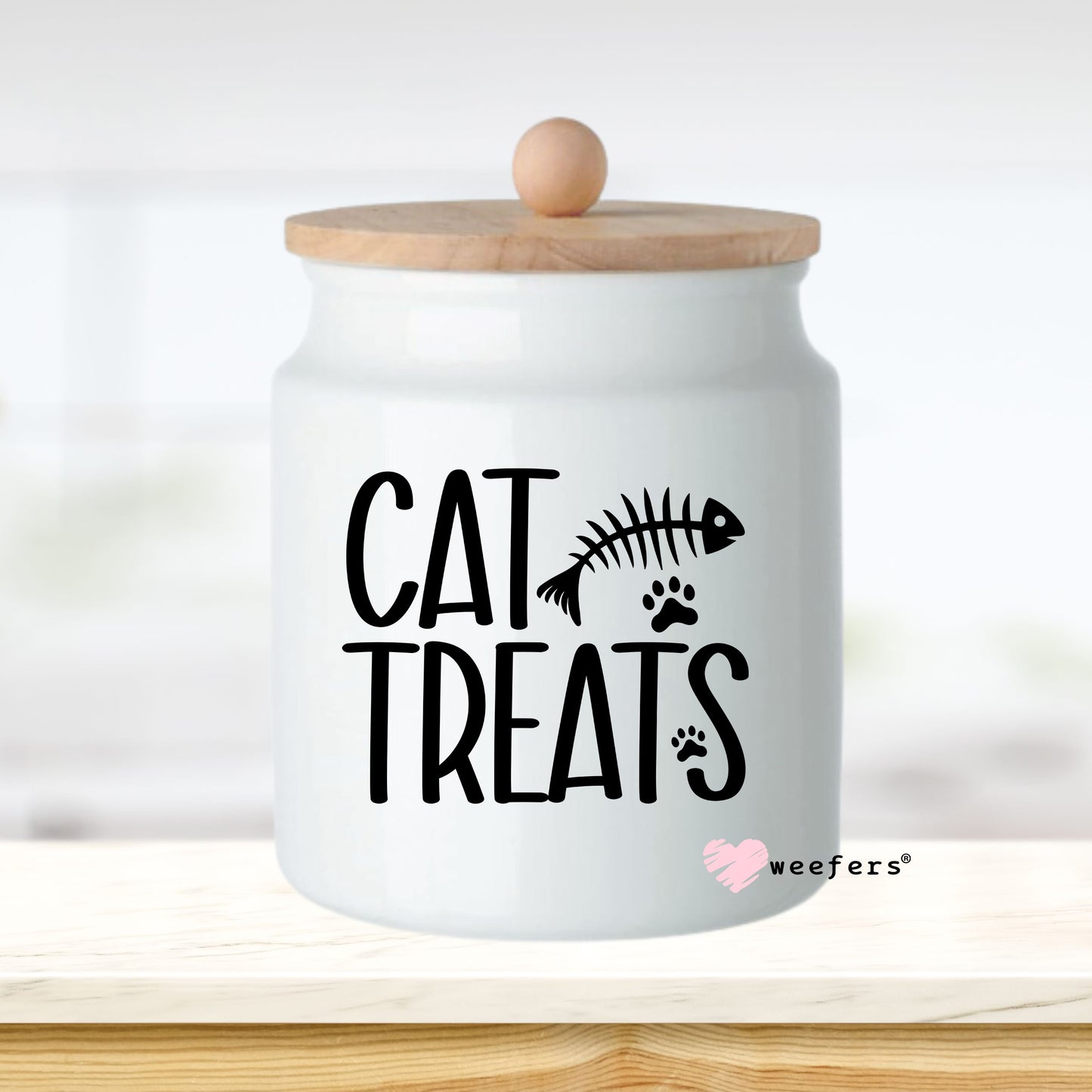 Cat Treats UV DTF Decal Transfer Weefers
