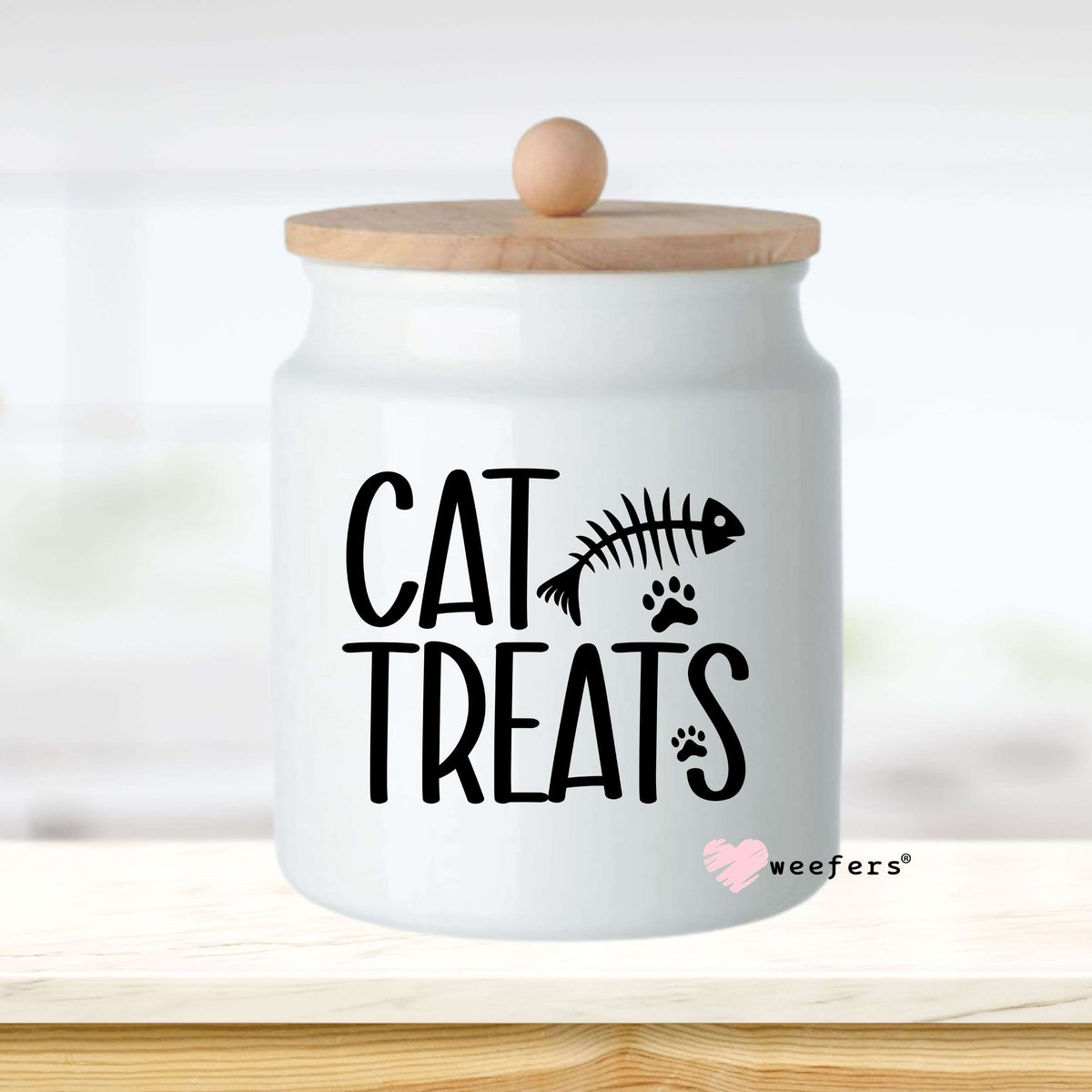 Cat Treats UV DTF Decal Transfer Weefers