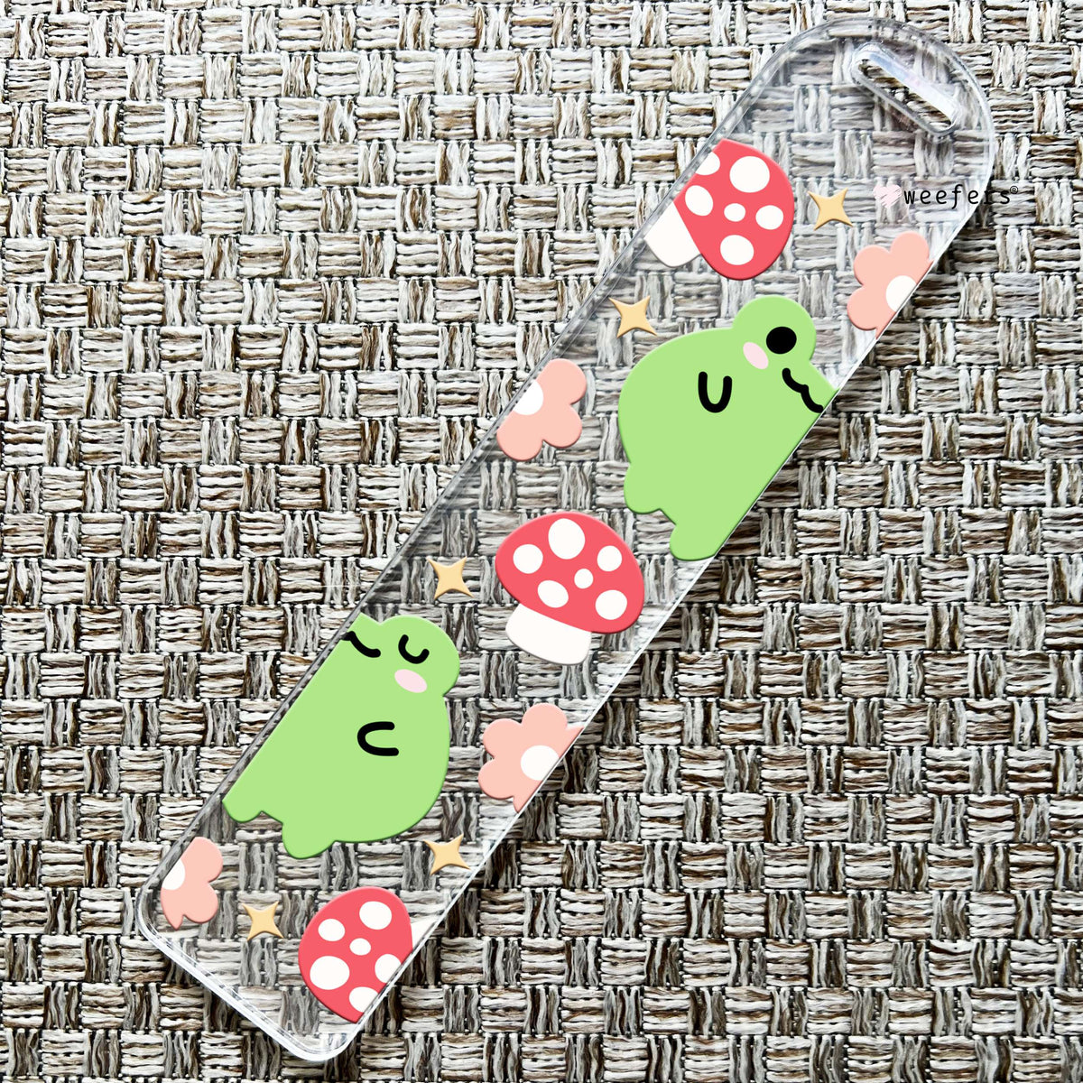 Cute Frogs and Mushrooms UV DTF Decal Weefers