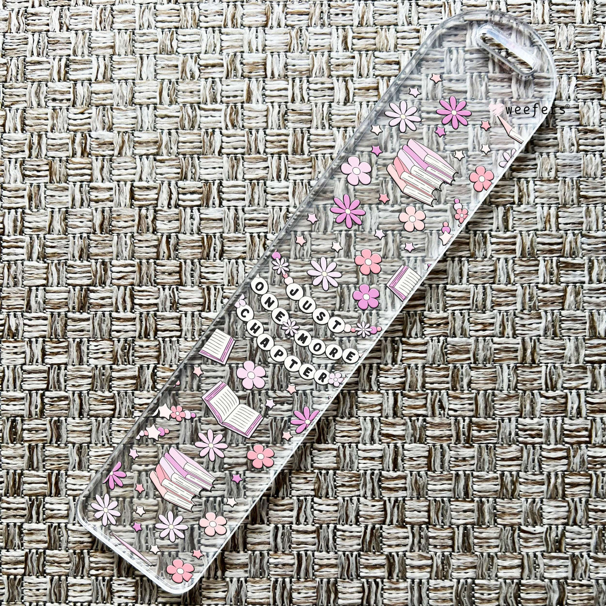 Just One More Chapter Bookmark UV DTF Decal Weefers