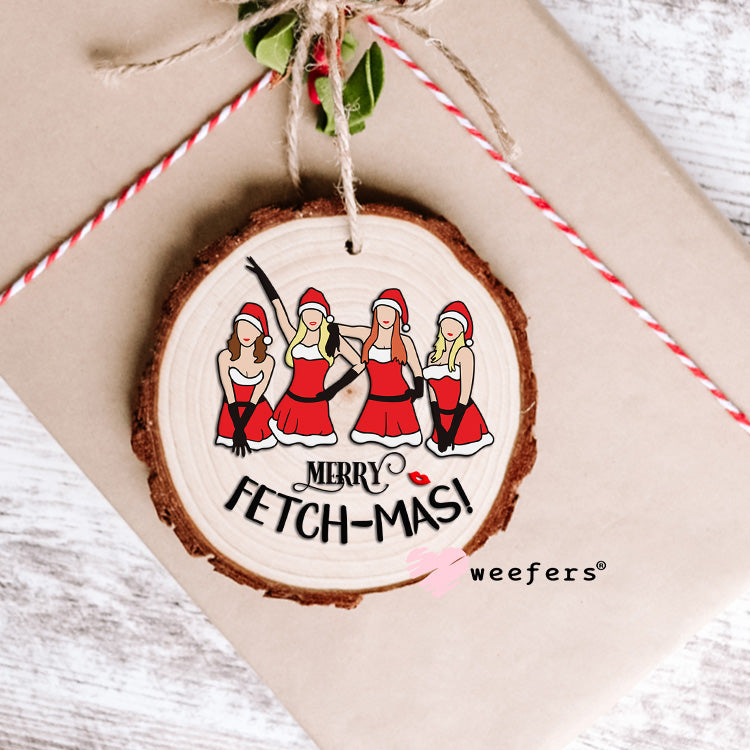 Merry Fetch-Mas UV DTF Decal Ornament Weefers