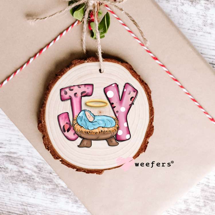 Joy Baby Jesus Christmas UV DTF Decal Ornament Weefers