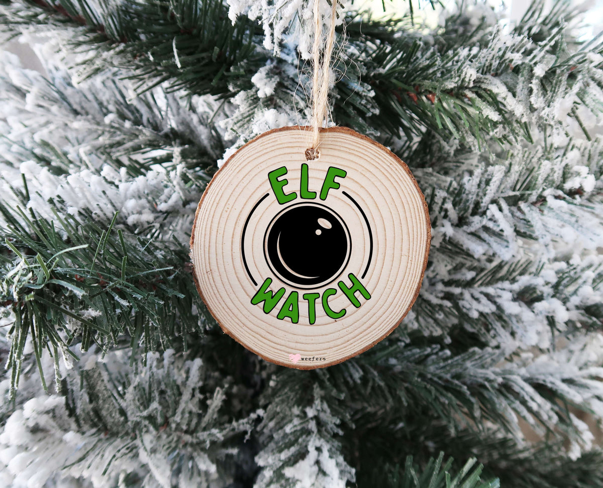 Elf Watch Christmas Ornament UV DTF Decal Transfer Weefers