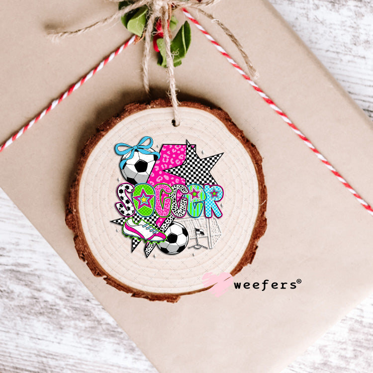 UV DTF Decal - Preppy Soccer Ornament Weefers