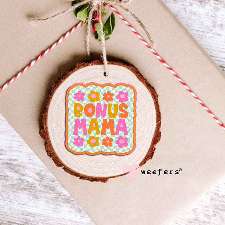 UV DTF Decal - Bonus Mama Magenta Gold Ornament Weefers