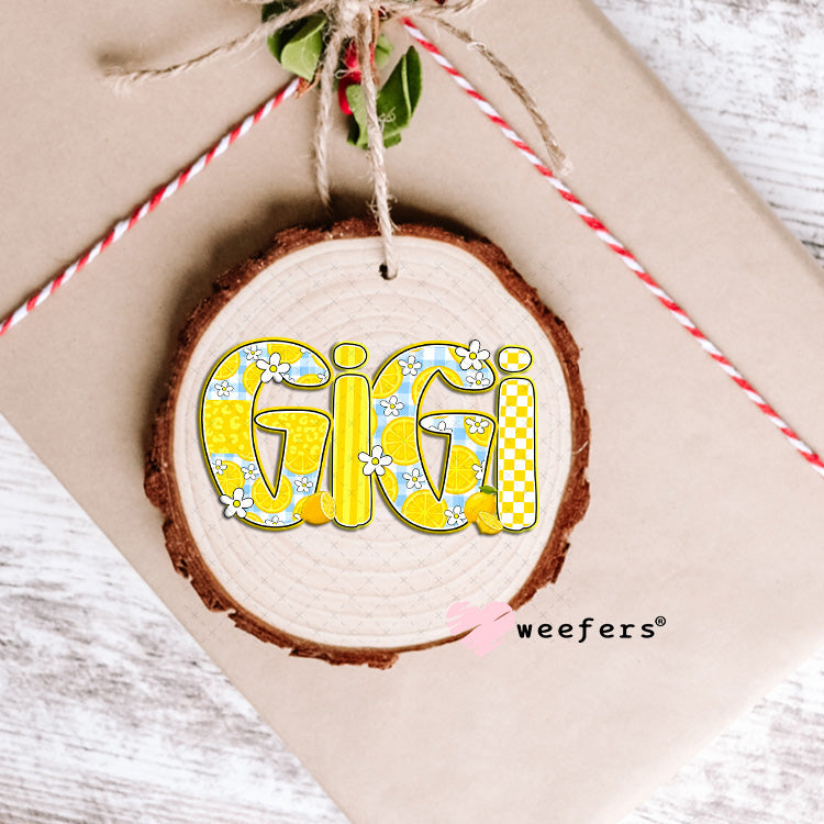 UV DTF Decal - Gigi Yellow Ornament Weefers