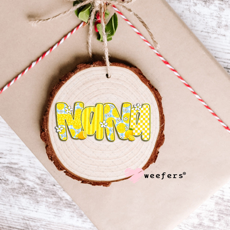 UV DTF Decal - Nana Sunny Yellow Ornament Weefers