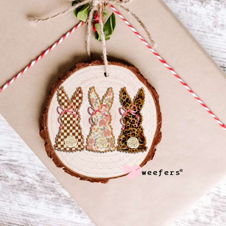 UV DTF Decal - Bougee Bunnies Ornament Weefers