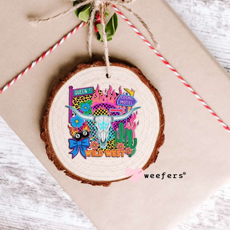 UV DTF Decal - Cosmic Hotel Wesern Ornament Weefers