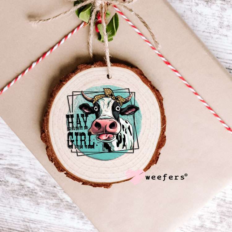 UV DTF Decal - Hay Girl Ornament Weefers