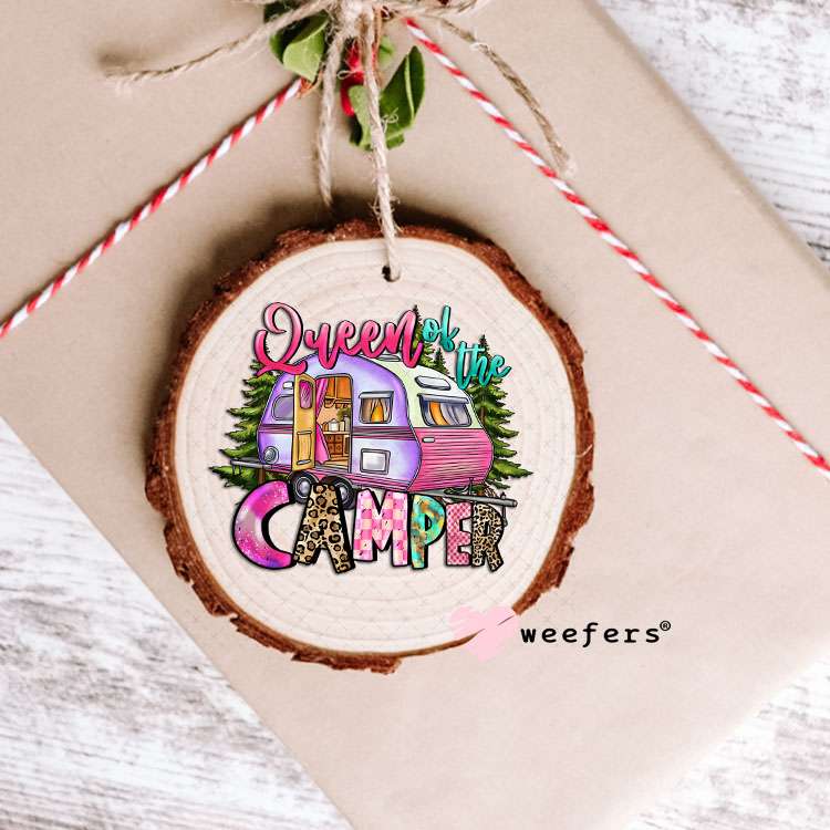 UV DTF Decal - Queen of the Camper Ornament Weefers