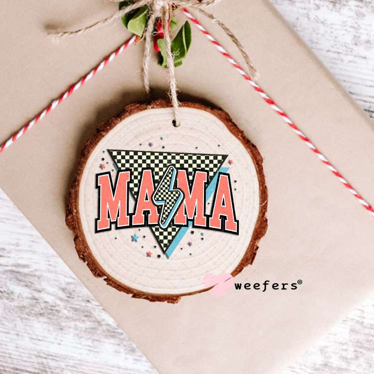 UV DTF Decal - Mama Salmon Lightening Bolt Ornament Weefers