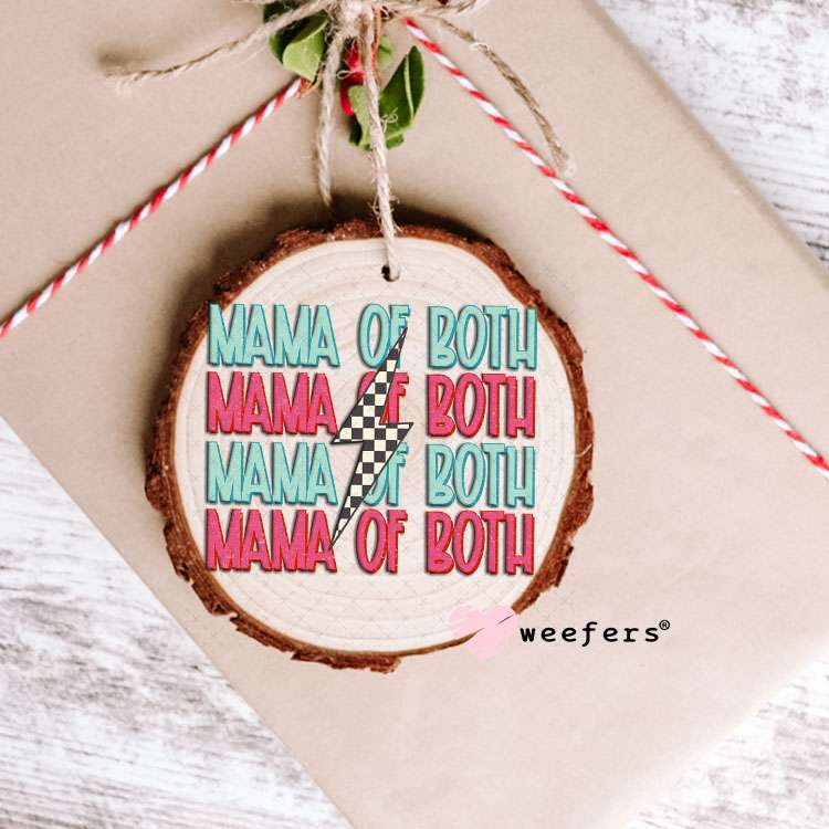UV DTF Decal - Mama of Both Ornament Weefers