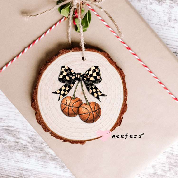 UV DTF Decal - Basketball Cherry Ornament Weefers