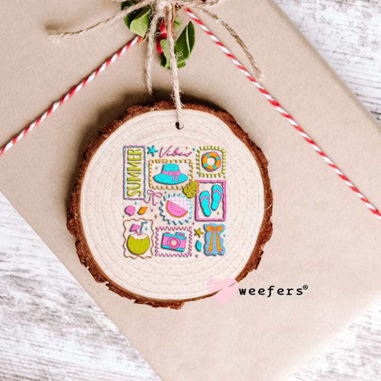 UV DTF Decal - Summer Vibes Ornament Weefers
