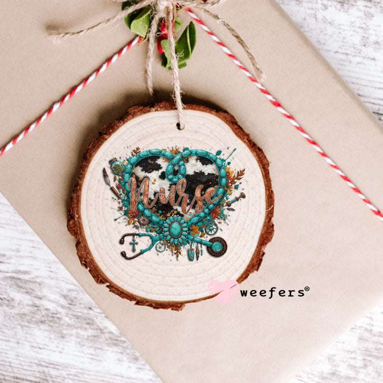UV DTF Decal - Nurse Western Ornament Weefers