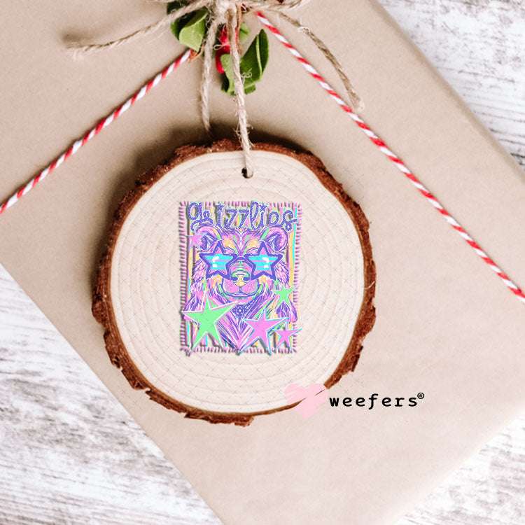 UV DTF Decal - Grizzlies Colorful Mascot Ornament Weefers