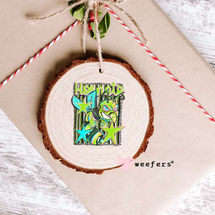 UV DTF Decal - Hornets Green Teal Ornament Weefers